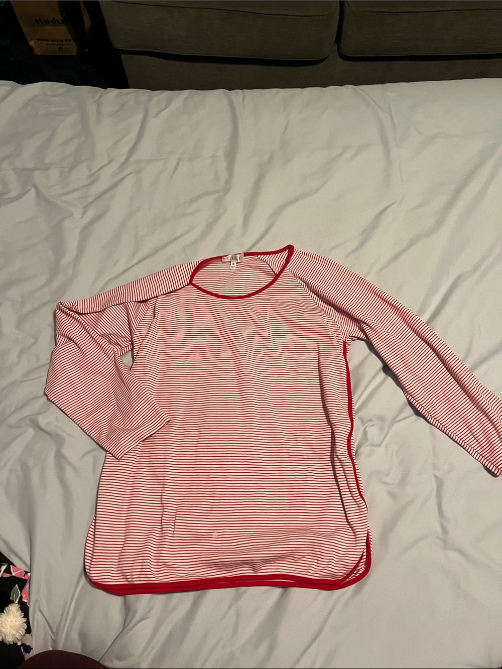 Long sleeve lake pajama top